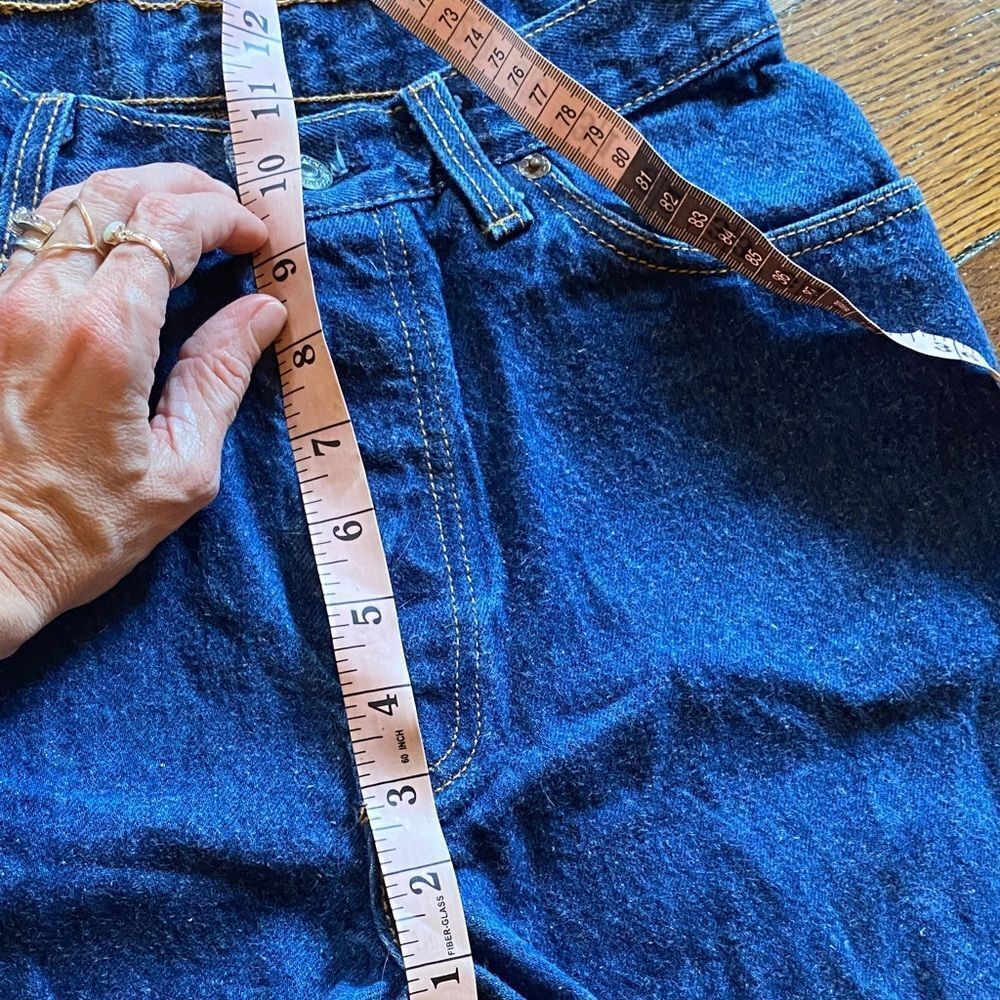 Levi's 17501 vintage made in USA Women's High Rise Jeans in Deep Blue size 11 - Picture 13 of 14